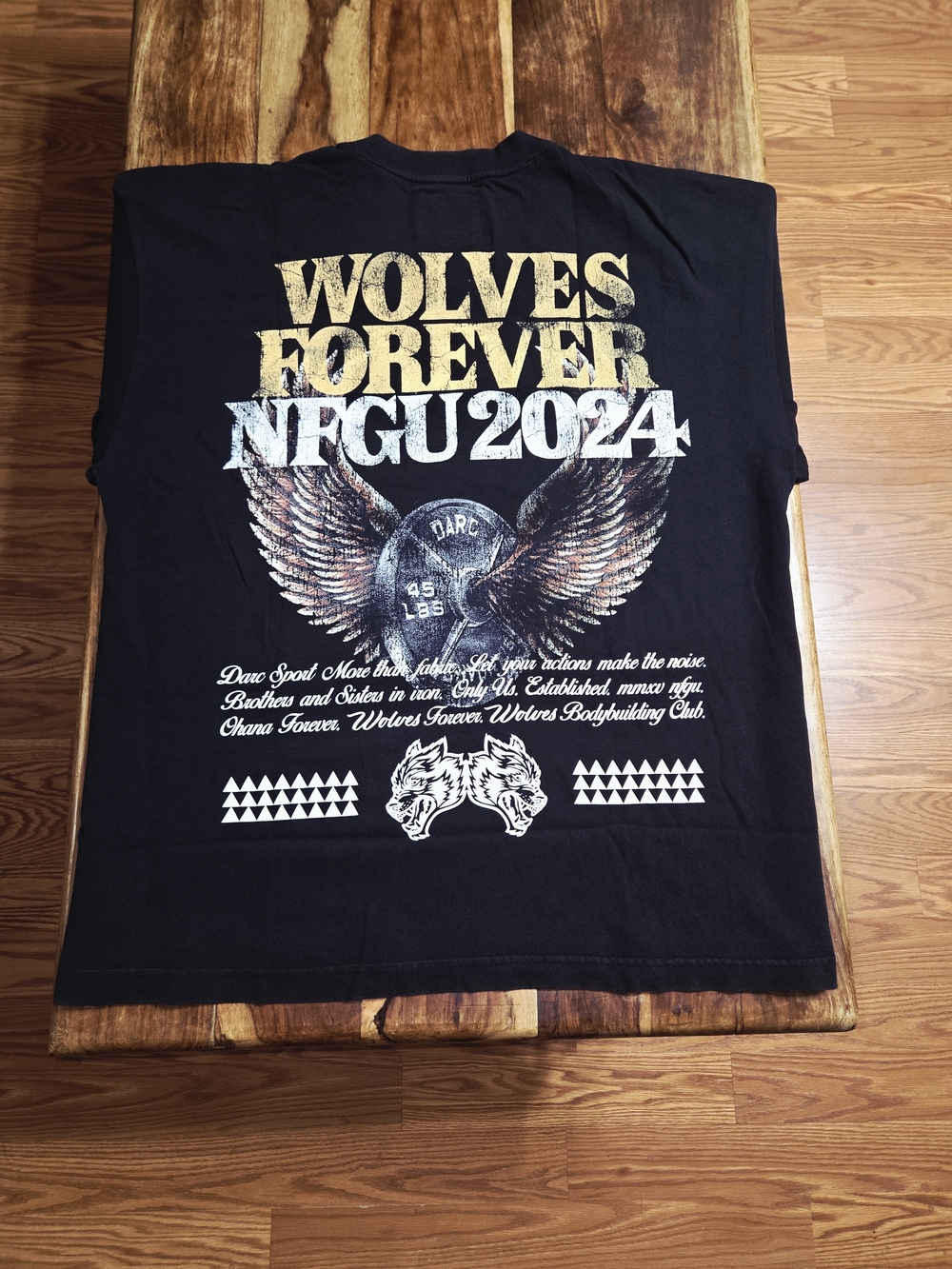 Darc Sport Black 'Wolves Forever NFGU 2024' Graphic Tee